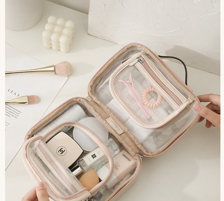 Vanitie Bags Transparent Portable Cosmetics Travel Bag