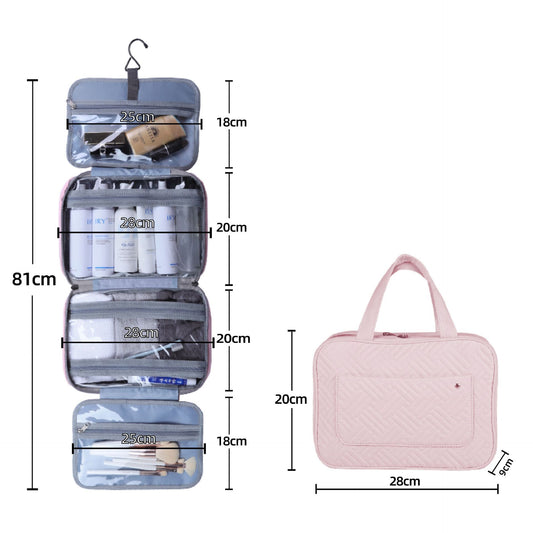 Vanitie Bags Women's Waterproof Large Portable Cosmetic Travel Bag